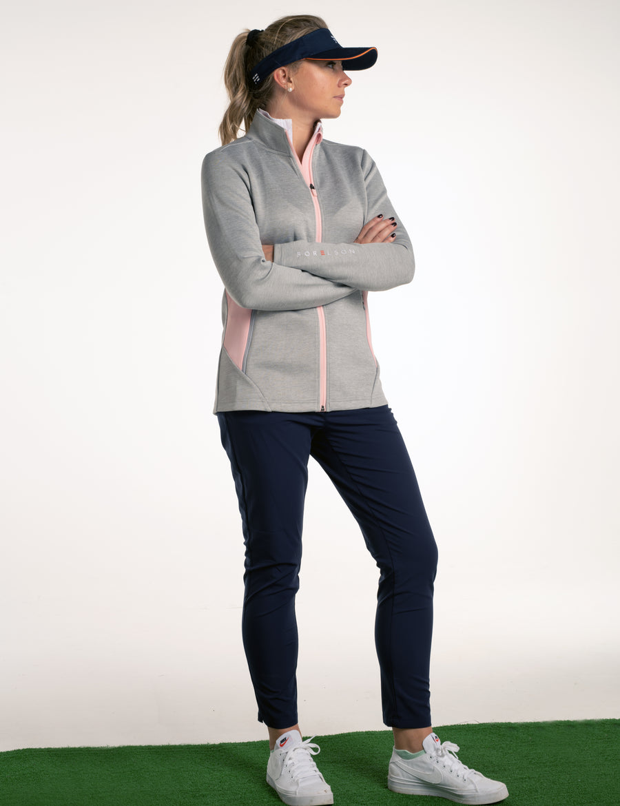 Women's navy golf tregging. Finest quality fabric, wicking aids.